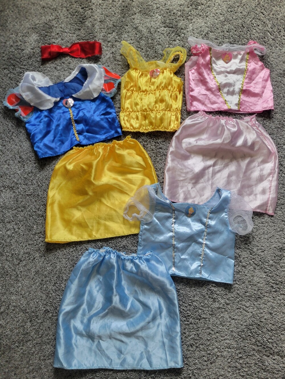 Disney Kids Princess Costume Sets - Bundle